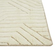 Soren Liv Bower Criss Cross Rug - Ivory | 100% Wool gallery detail image