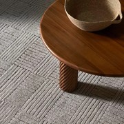 Soren Liv Bower Lattice Rug - Ivory | 100% Wool gallery detail image