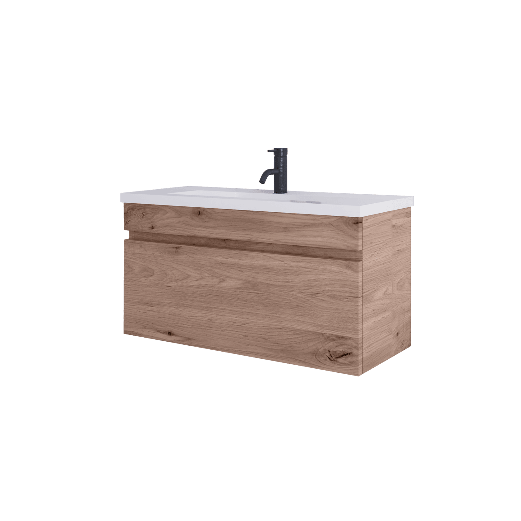 CODE Lux 900 Slim Single Drawer Vanity Range - 5 Colours gallery detail image