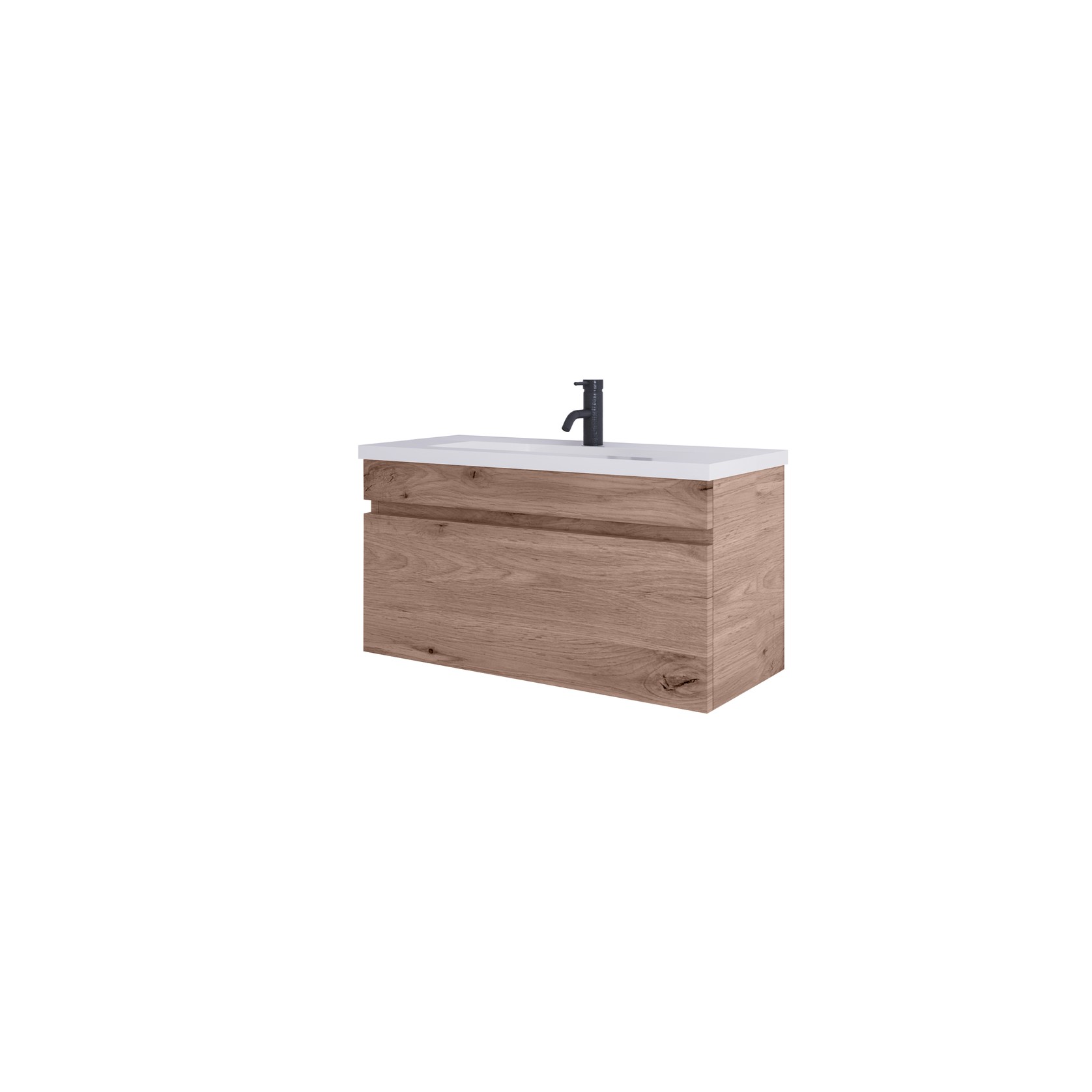 Code Lux 1000 Single Drawer Wall Hung Vanity gallery detail image