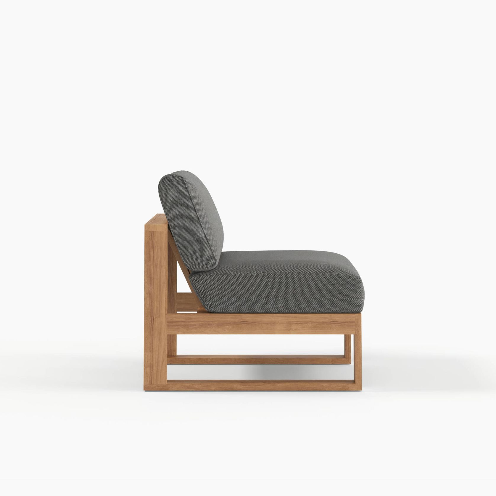 Milford Lounge Single Chair Armless | Outdoor Furniture gallery detail image