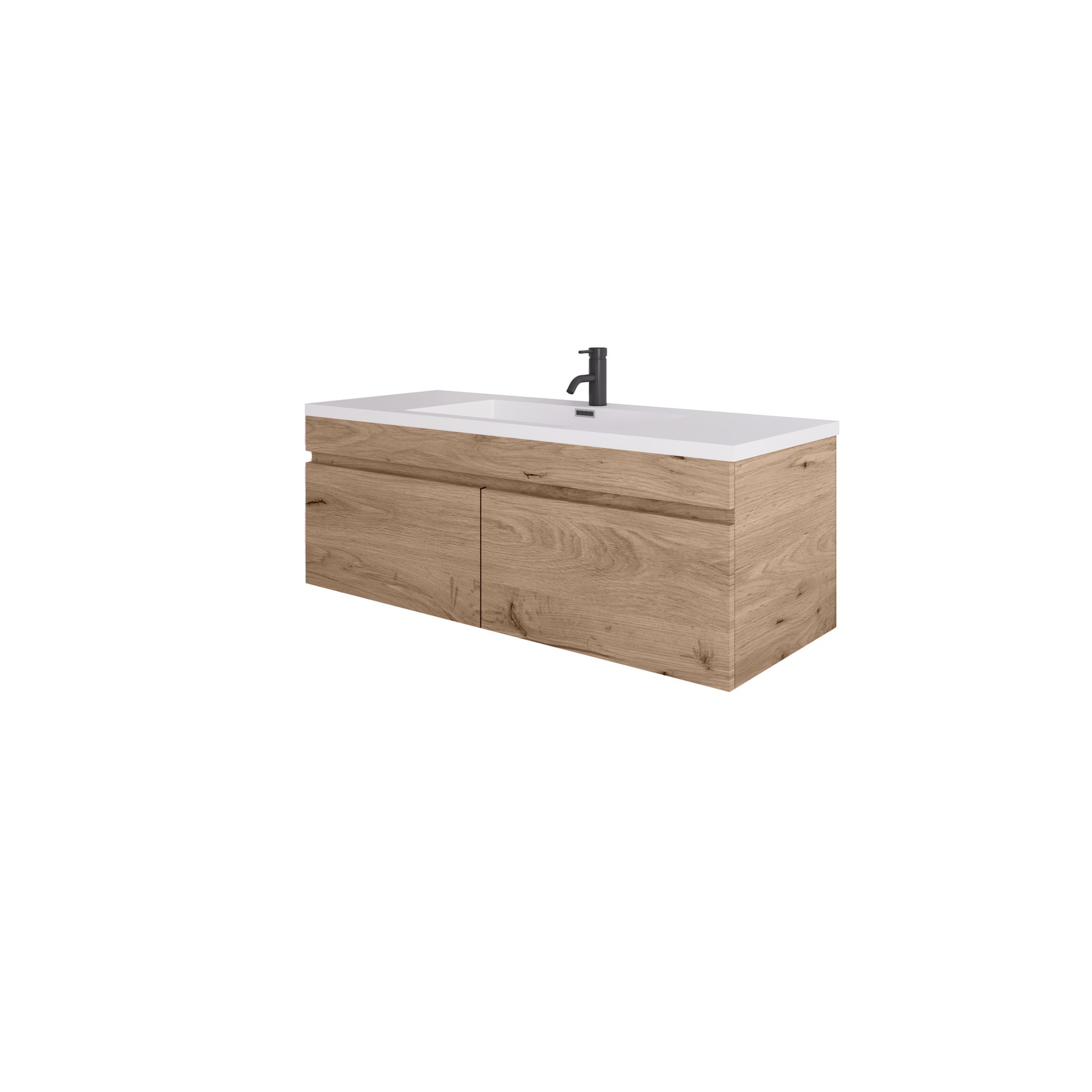 CODE LUX 1500 WALL HUNG 2 DRAWER VANITY RANGE - 5 COLOURS gallery detail image