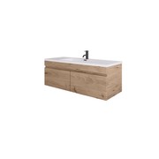 Code Lux 1500 Wall Hung 2 Drawer Vanity Range - 5 Colours gallery detail image