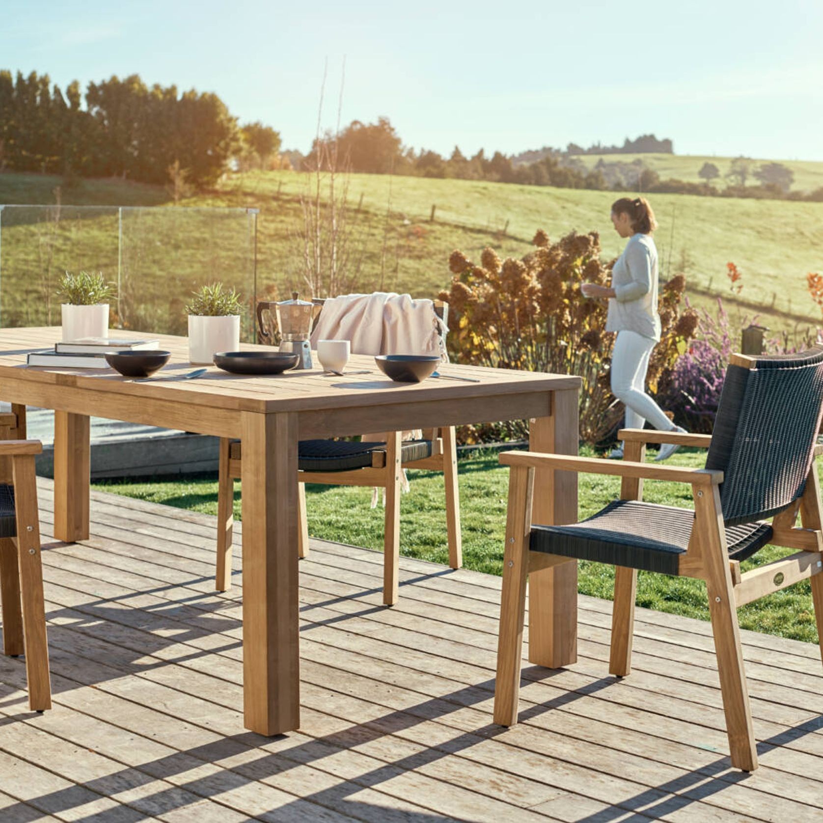 Couper Rectangle Large Dining Table | Outdoor Furniture gallery detail image