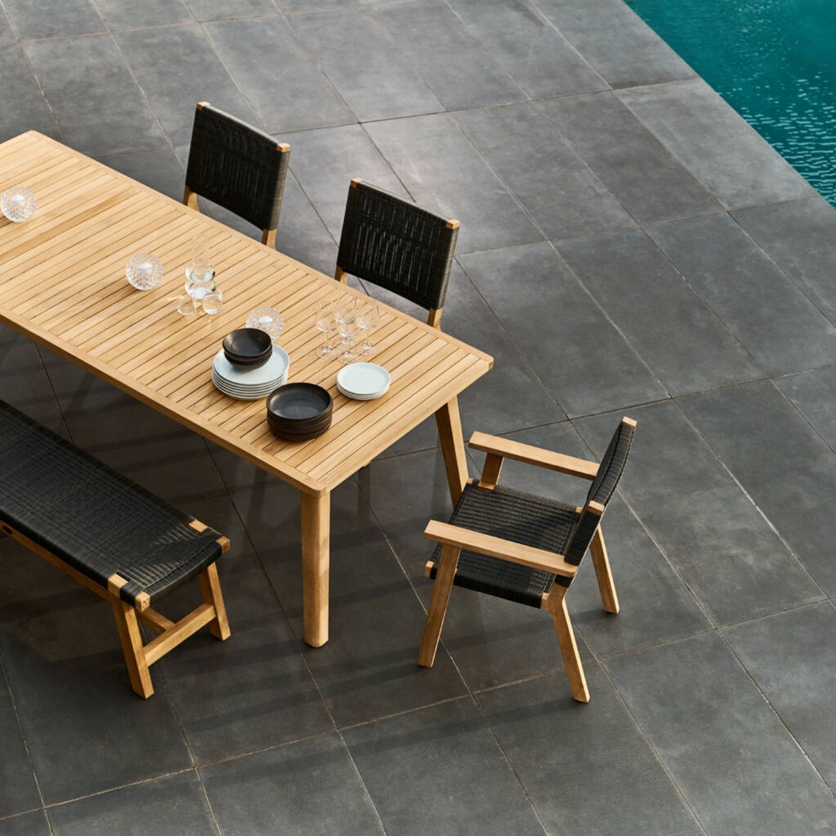 Porter Rectangle Large Dining Table | Outdoor Furniture gallery detail image