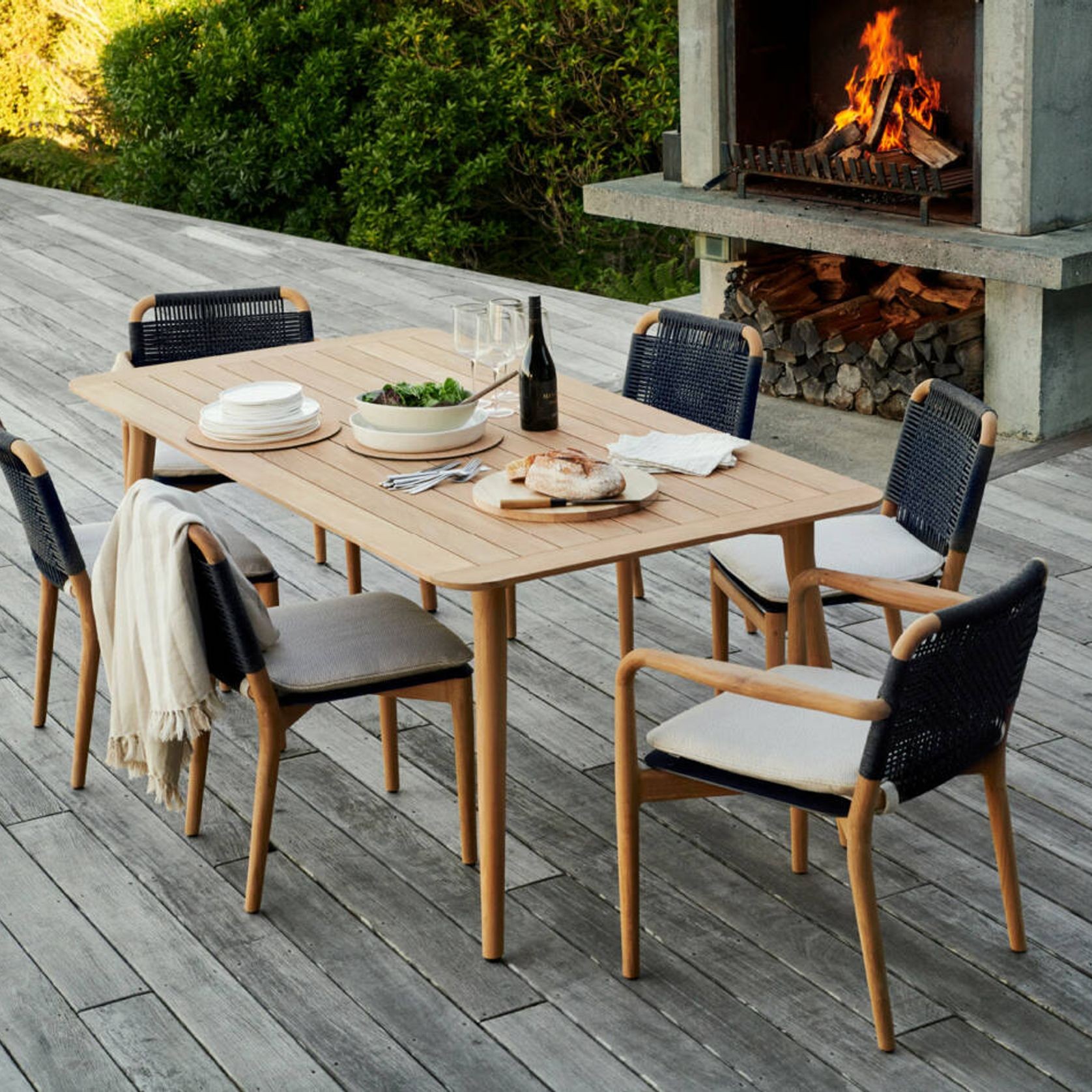Rere Rectangle Large Dining Table | Outdoor Furniture gallery detail image