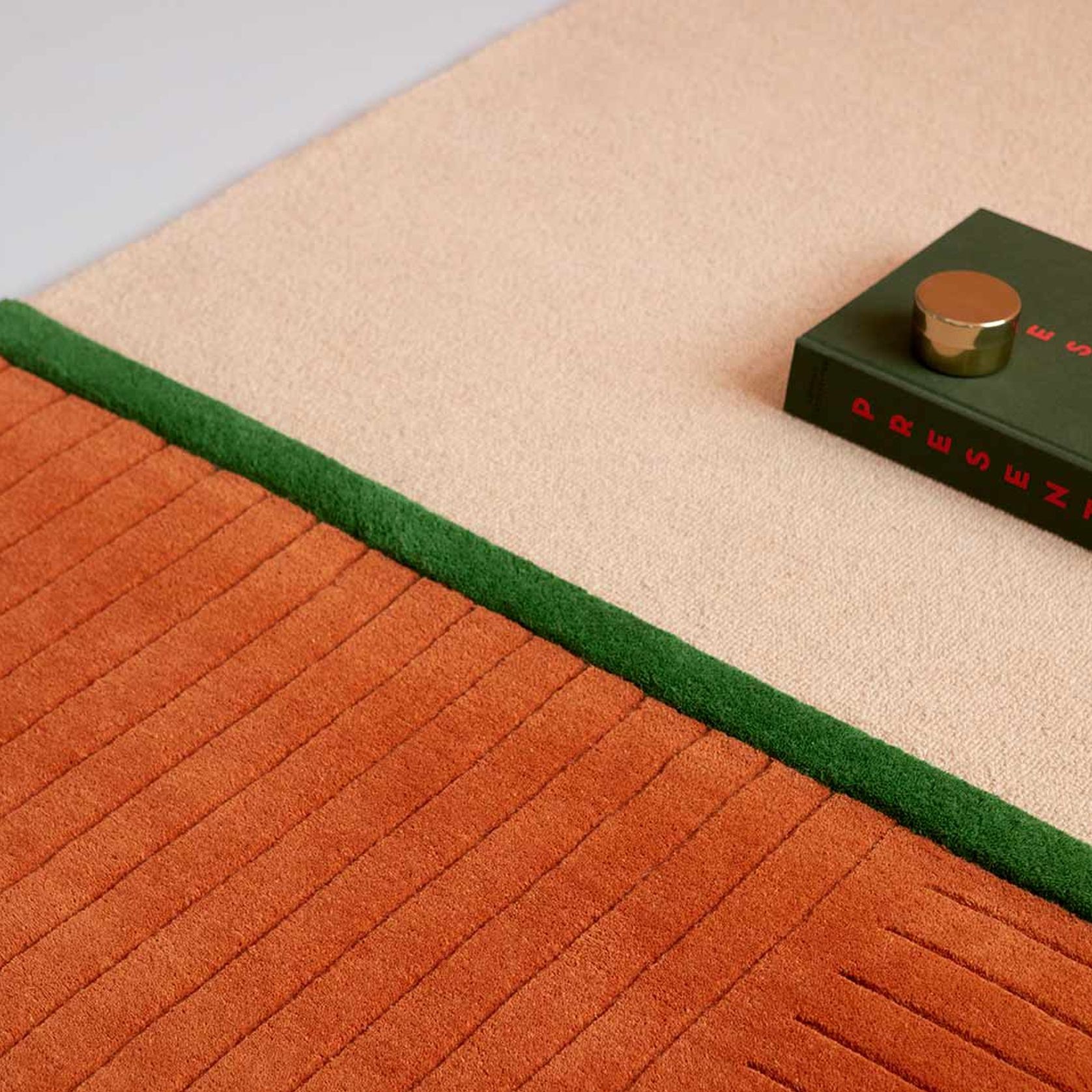 Decor Designer Floor Rug - Rhythm Tangerine | Brink & Campman gallery detail image