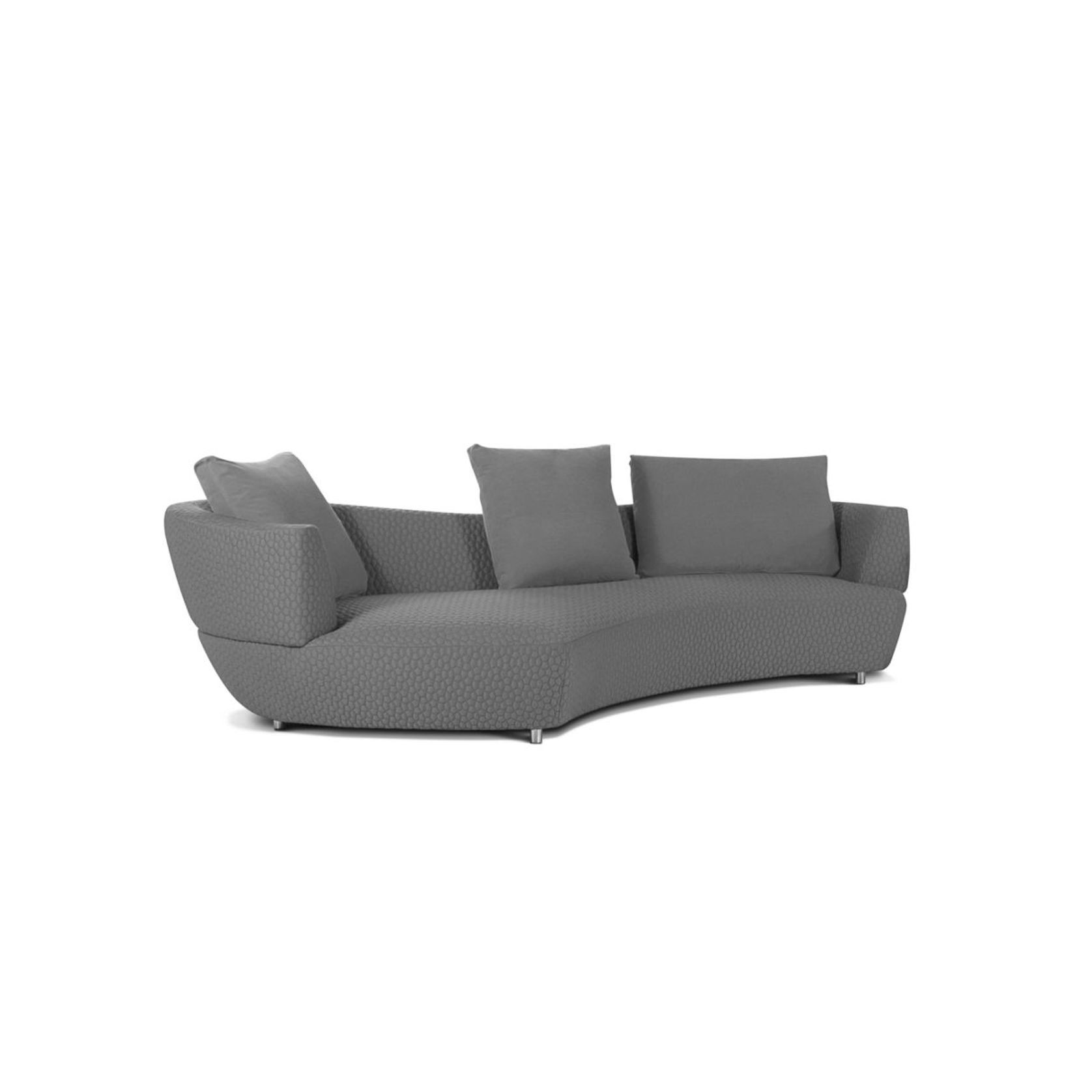 Digital Large Rounded 3-seat Sofa gallery detail image