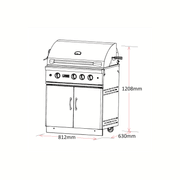 Grandfire Classic - 32″ Gas BBQ gallery detail image