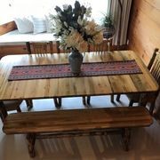 Glacier Country Collection 4 Post Dining Table gallery detail image