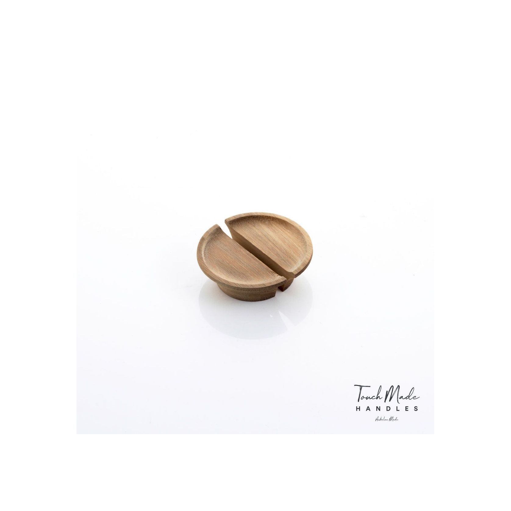 Timber Dished Semi Round Handles gallery detail image
