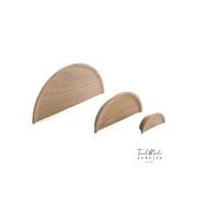 Timber Dished Semi Round Handles gallery detail image