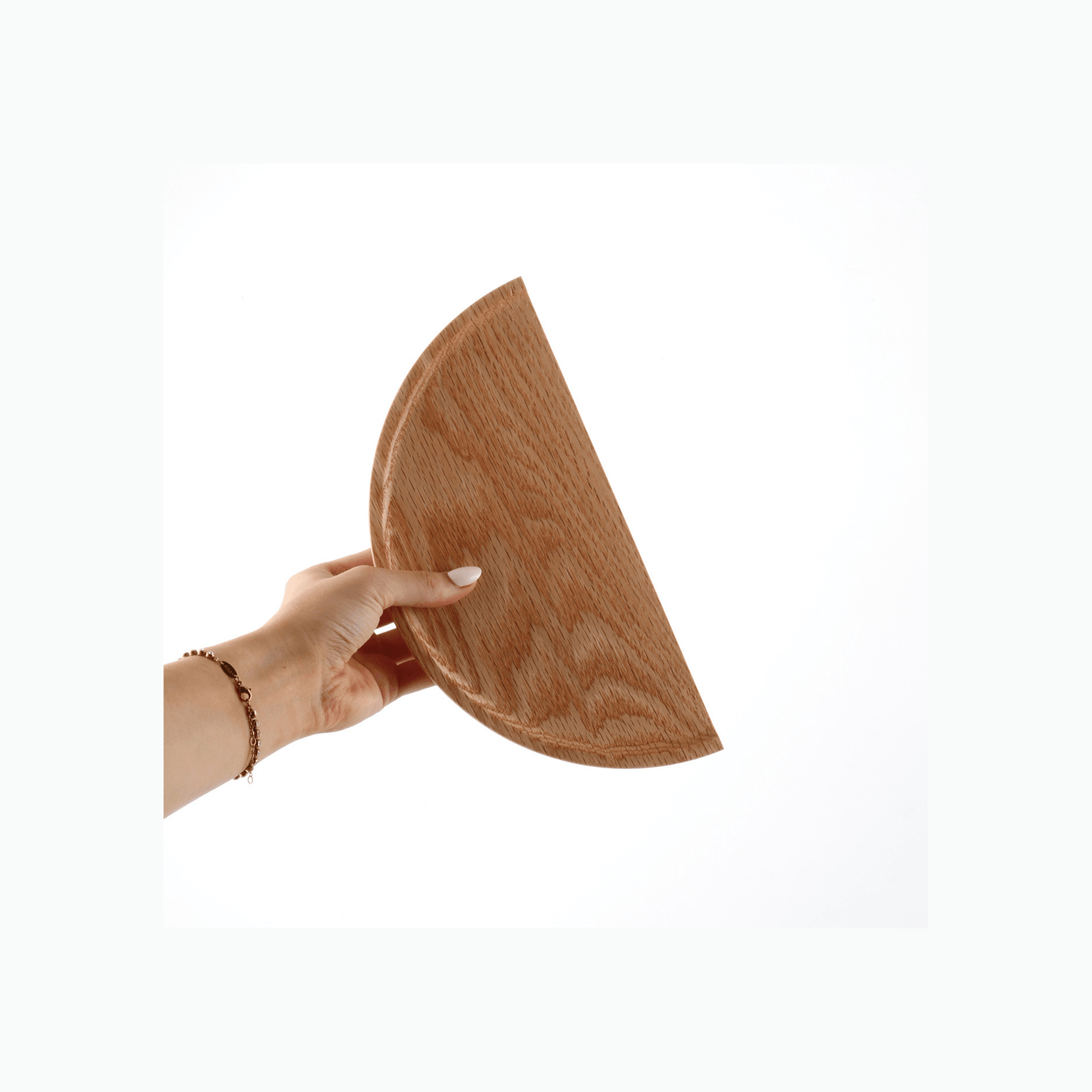 Timber Dished Semi Round Handles gallery detail image