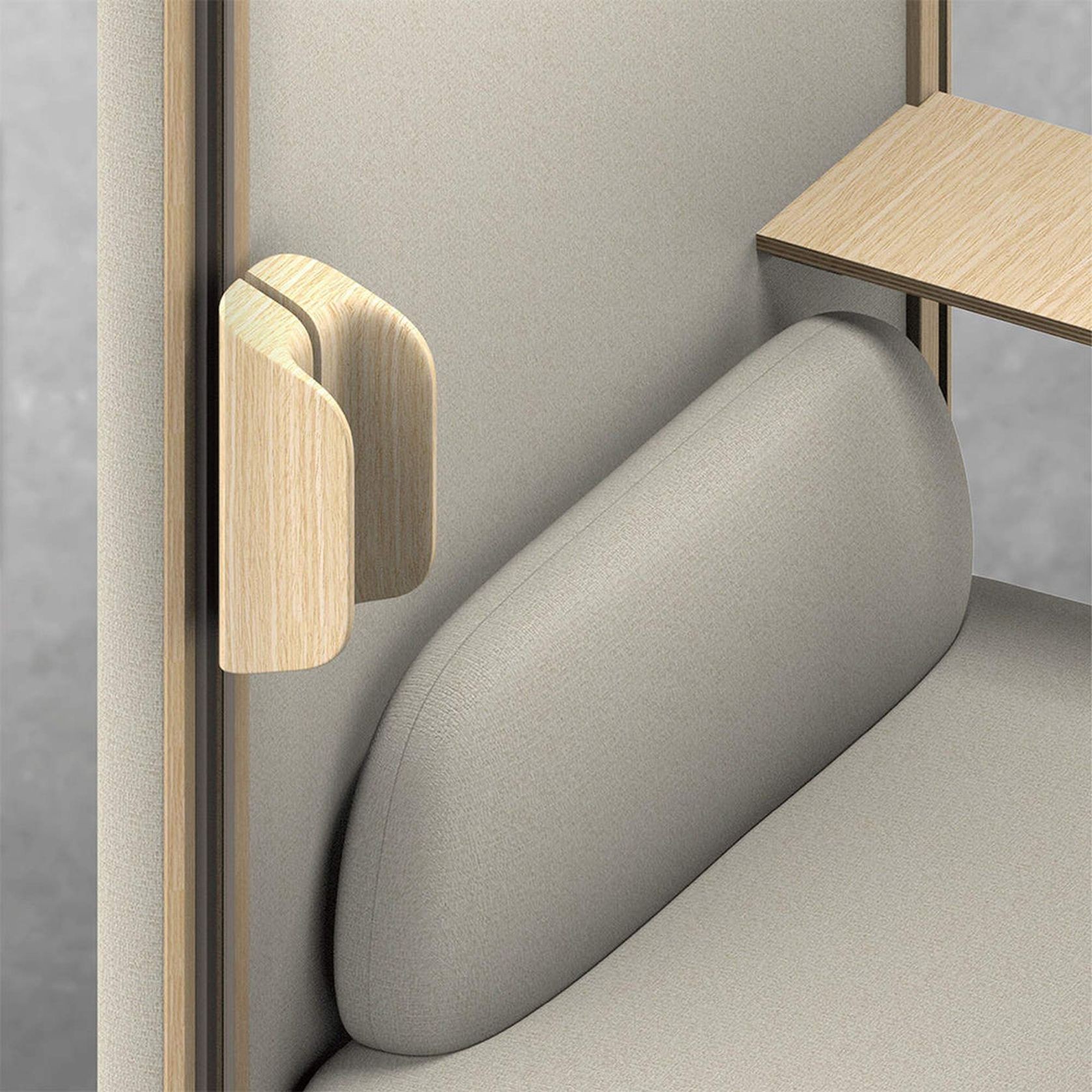DUKE Single Seater Acoustic Office Silent Booth Pod - Aqua gallery detail image