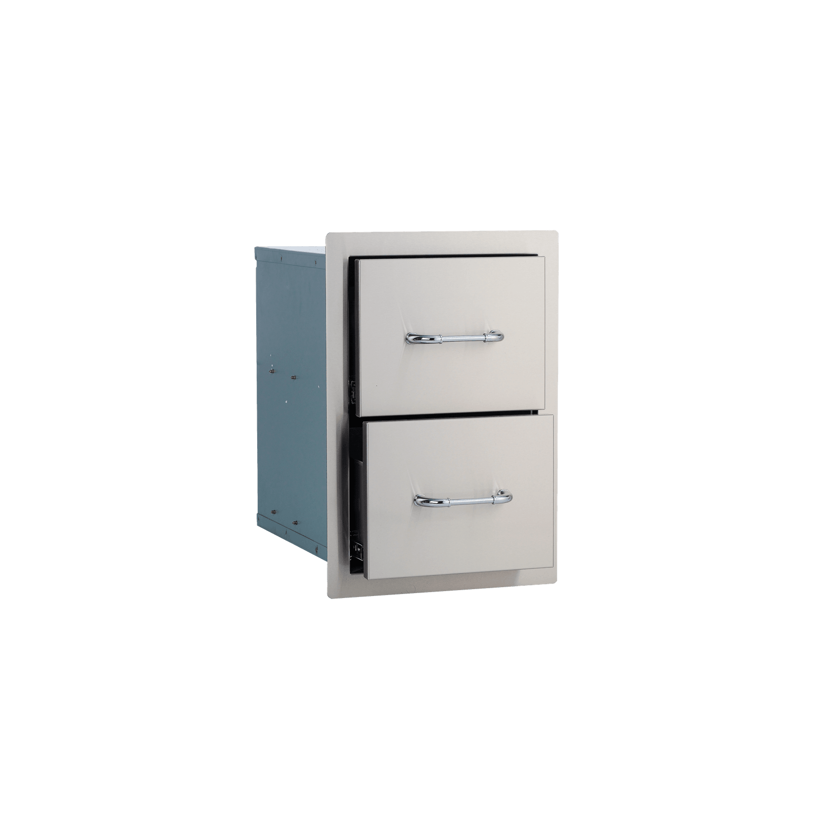 Bull Double Drawer - Stainless Steel gallery detail image