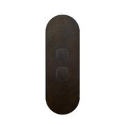 13 Carbon 2 Gang Switch Grid Faceplate gallery detail image