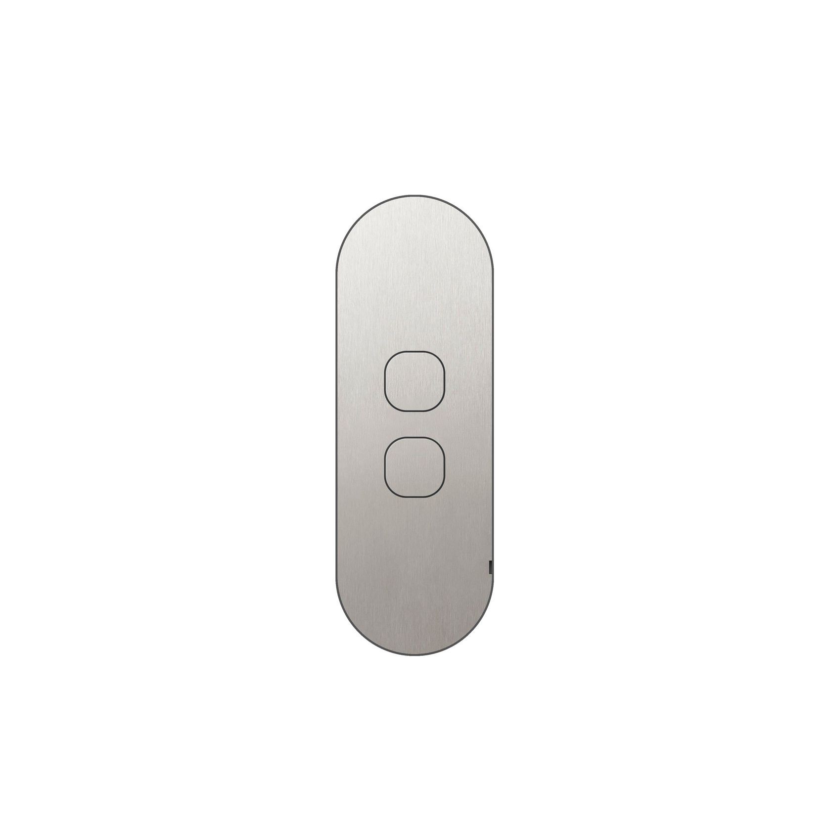 13 Carbon 2 Gang Switch Grid Faceplate gallery detail image