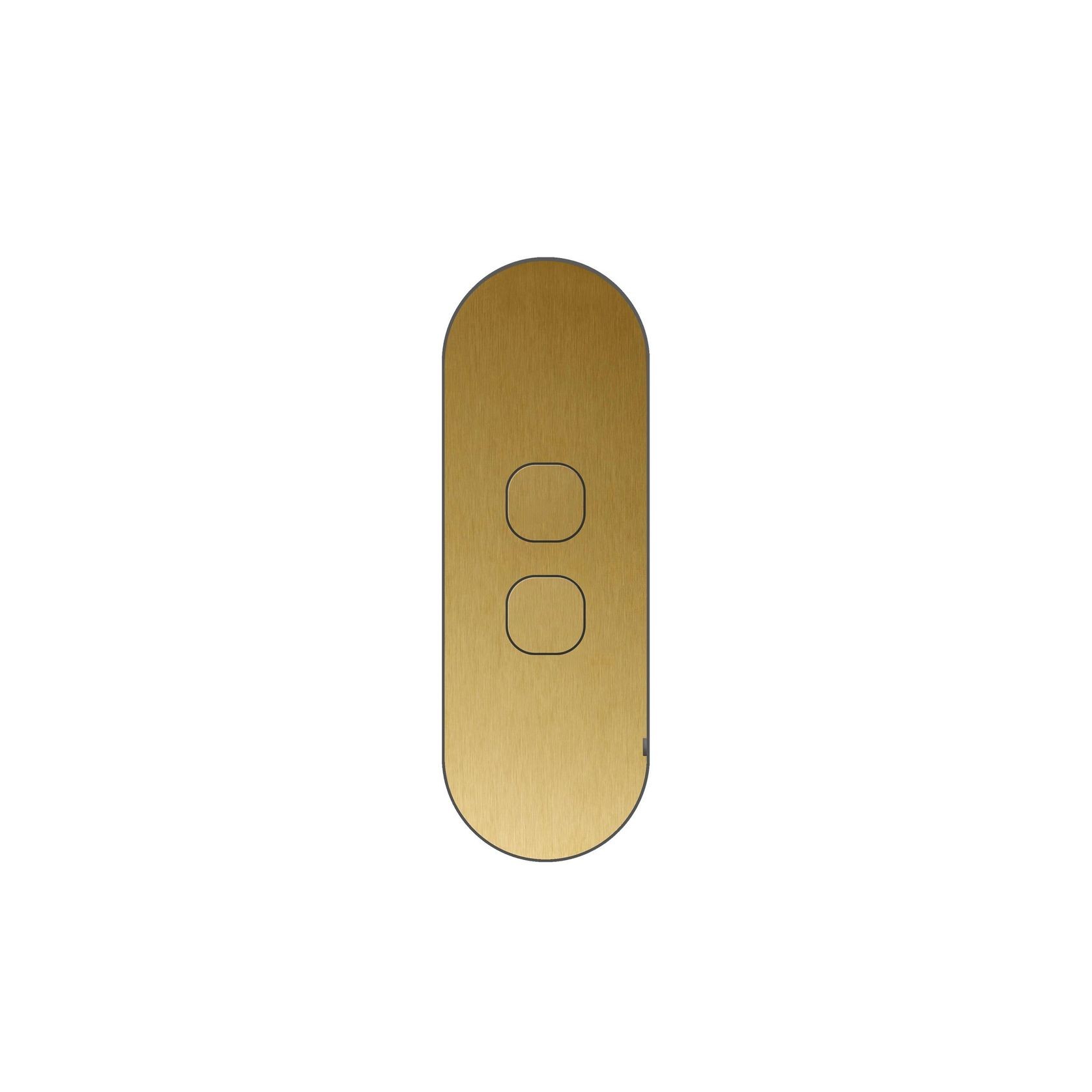 13 Carbon 2 Gang Switch Grid Faceplate gallery detail image