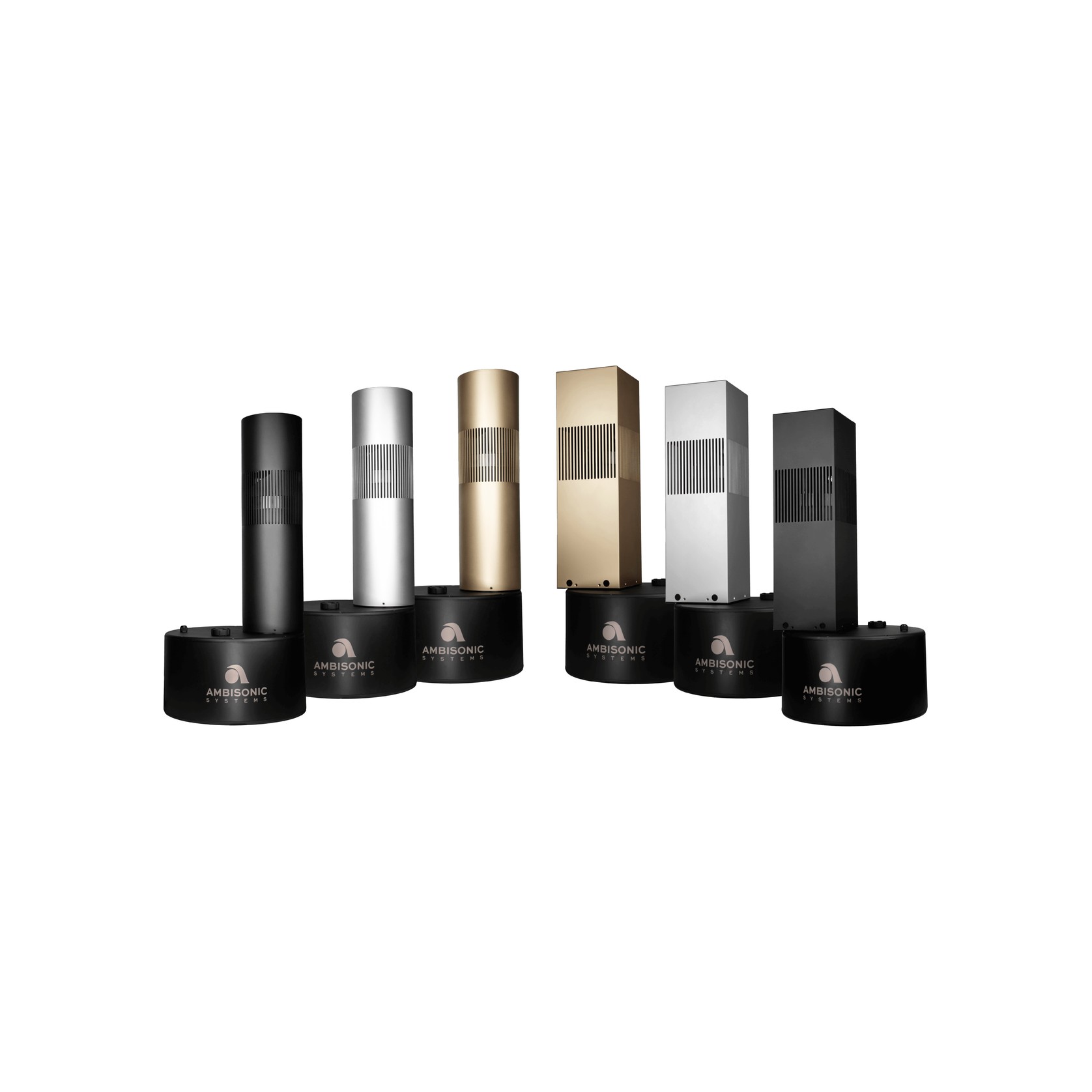 Ambisonic 10" Bollard Round Black Speaker gallery detail image