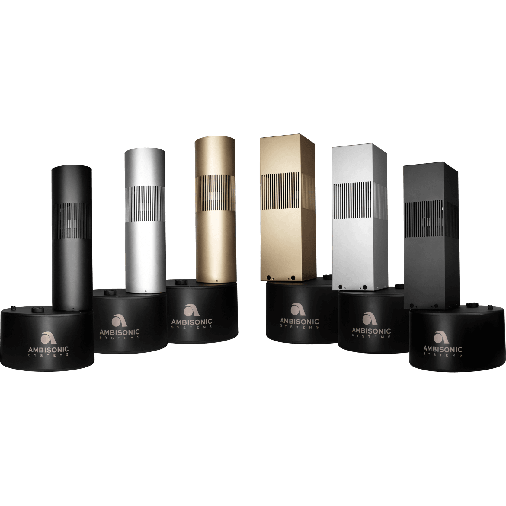 Ambisonic 10" Bollard Round Black Speaker gallery detail image