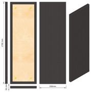 Manhattan AcoustaSense Acoustic Absorption Panel Rectan gallery detail image