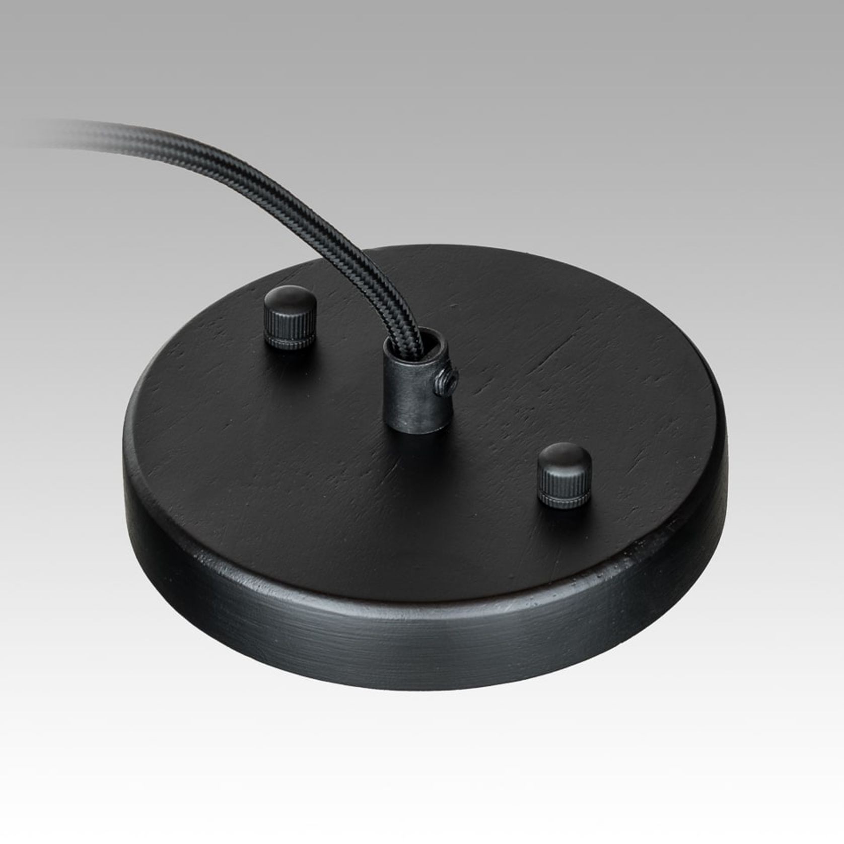 Duty Pendant  - Round (Black) gallery detail image