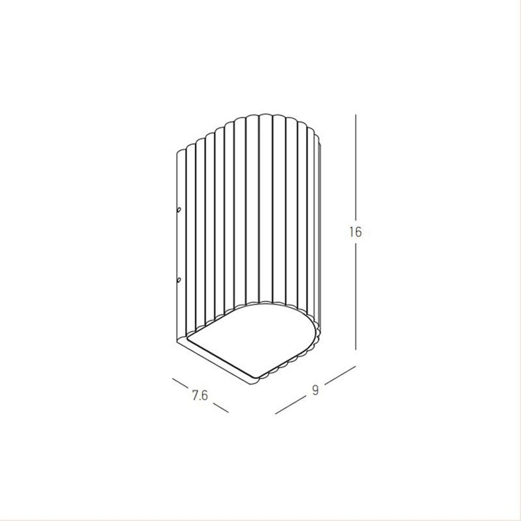 Hestia Double IP54 Wall Beige gallery detail image