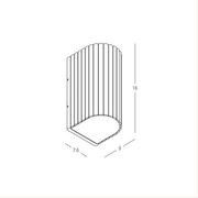 Hestia Double IP54 Wall Beige gallery detail image