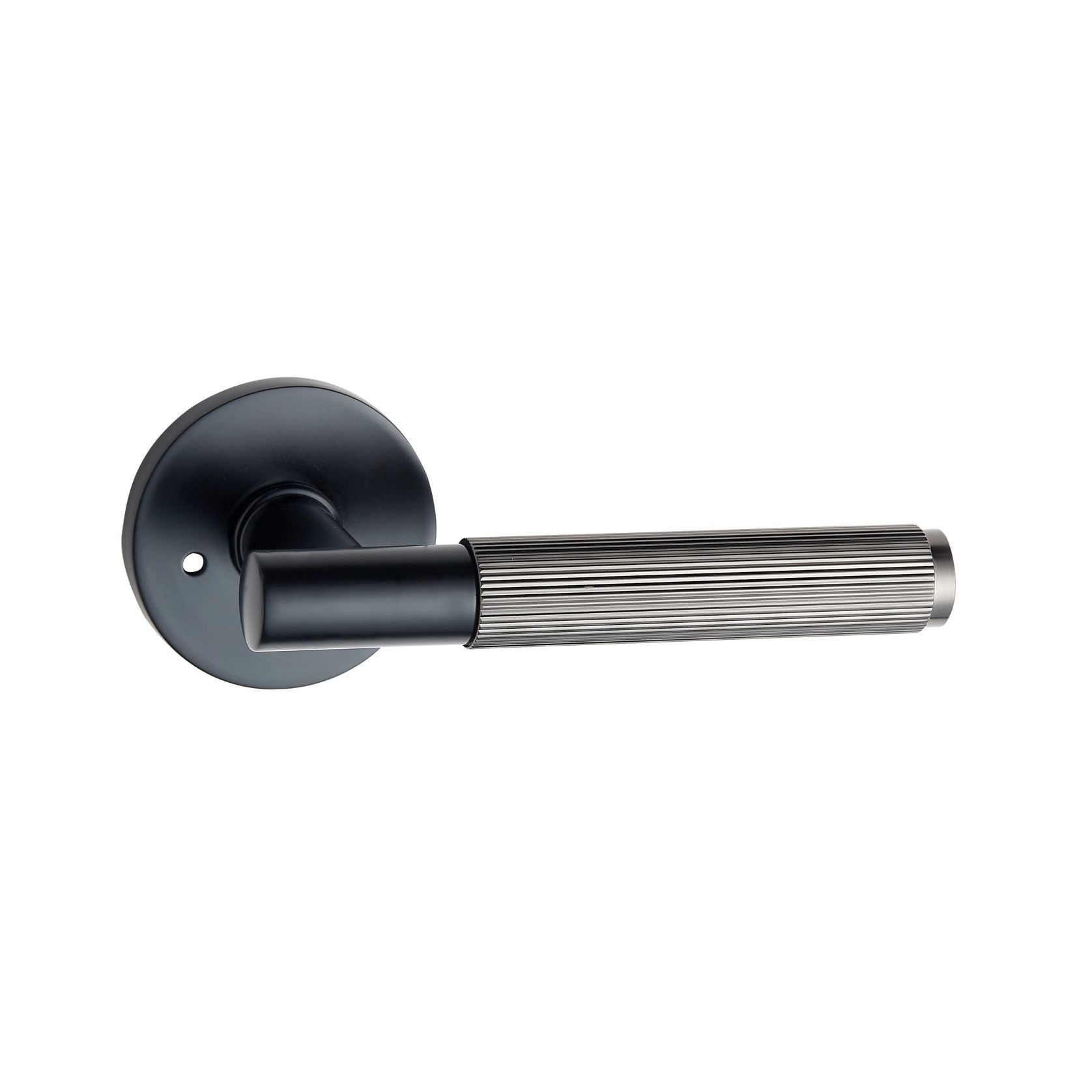 Round Low-Profile Rose in MB finish with Linea Lever gallery detail image