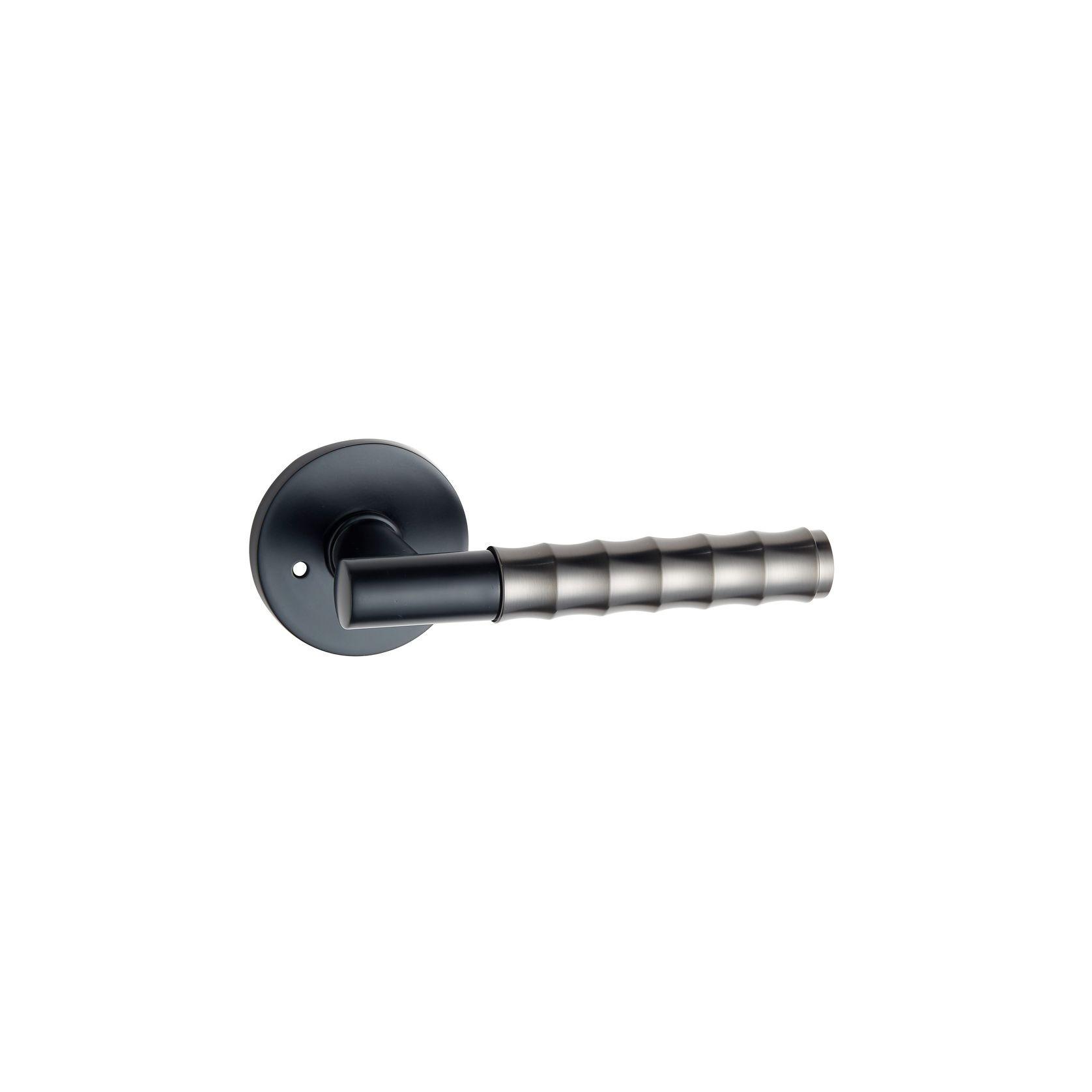 Round Low-Profile Rose in MB finish with Solido Lever gallery detail image