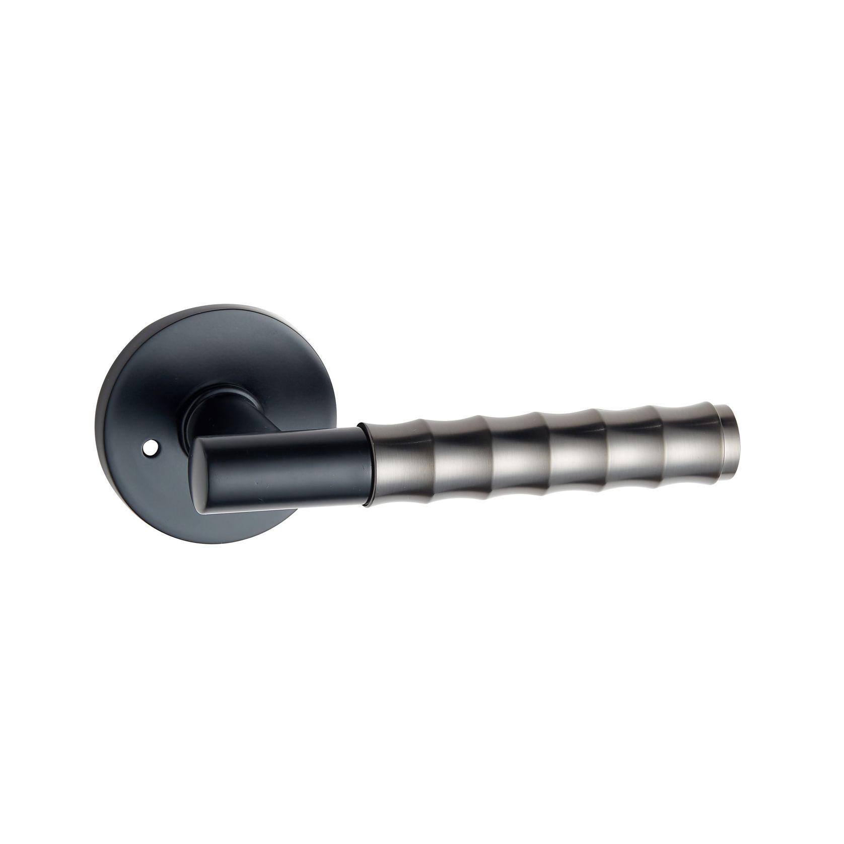 Round Low-Profile Rose in MB finish with Solido Lever gallery detail image