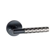 Round Low-Profile Rose in MB finish with Diamante Lever gallery detail image