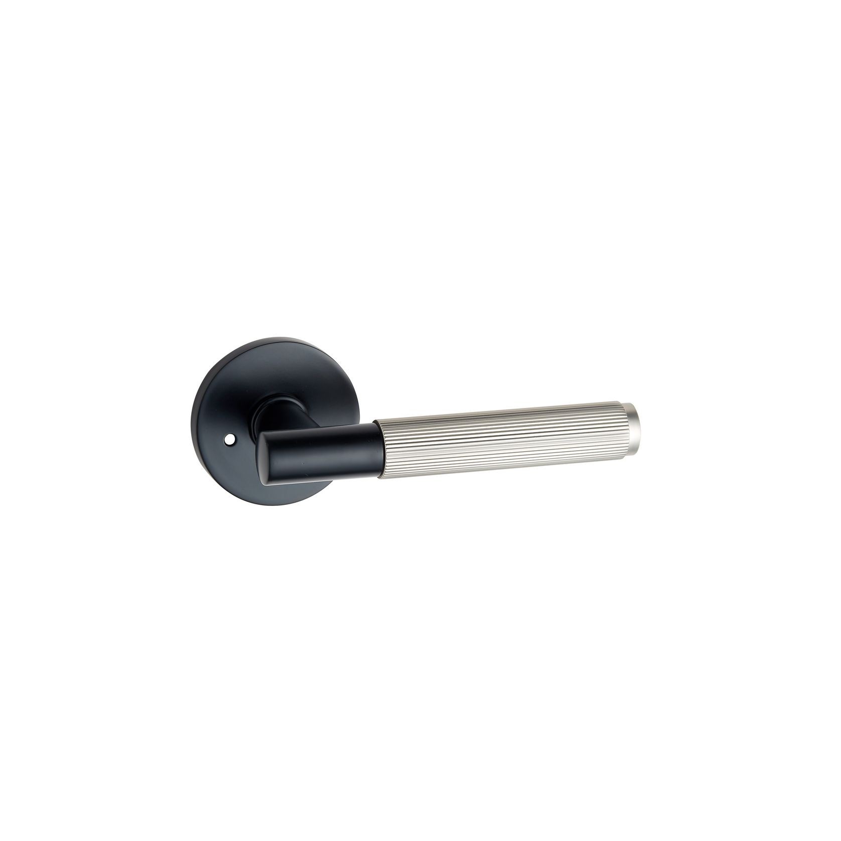 Round Low-Profile Rose in MB finish with Linea Lever gallery detail image
