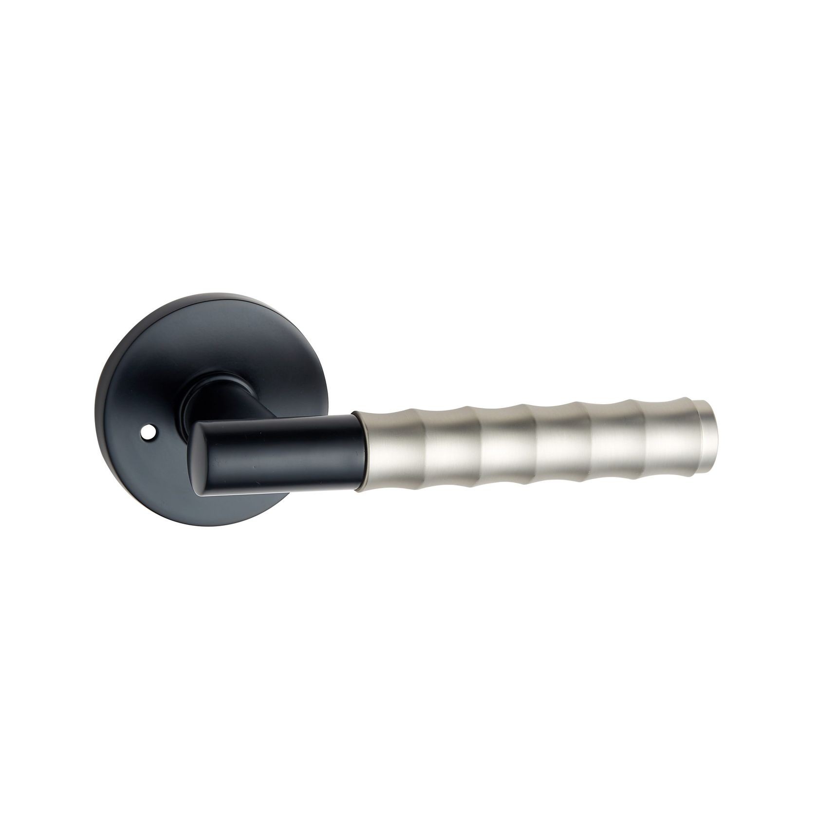 Round Low-Profile Rose in MB finish with Solido Lever gallery detail image