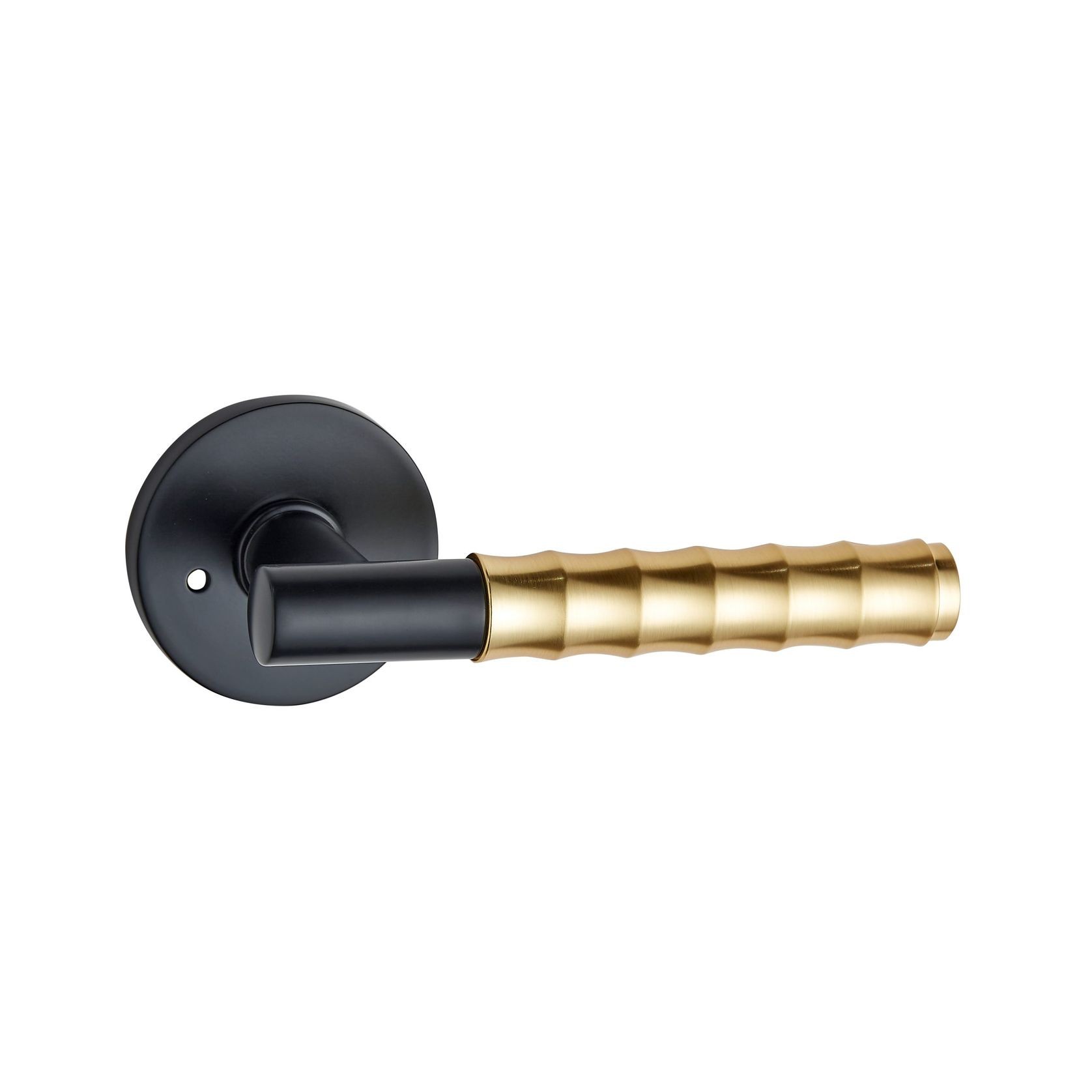 Round Low-Profile Rose in MB finish with Solido Lever gallery detail image