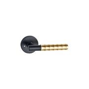 Round Low-Profile Rose in MB finish with Solido Lever gallery detail image