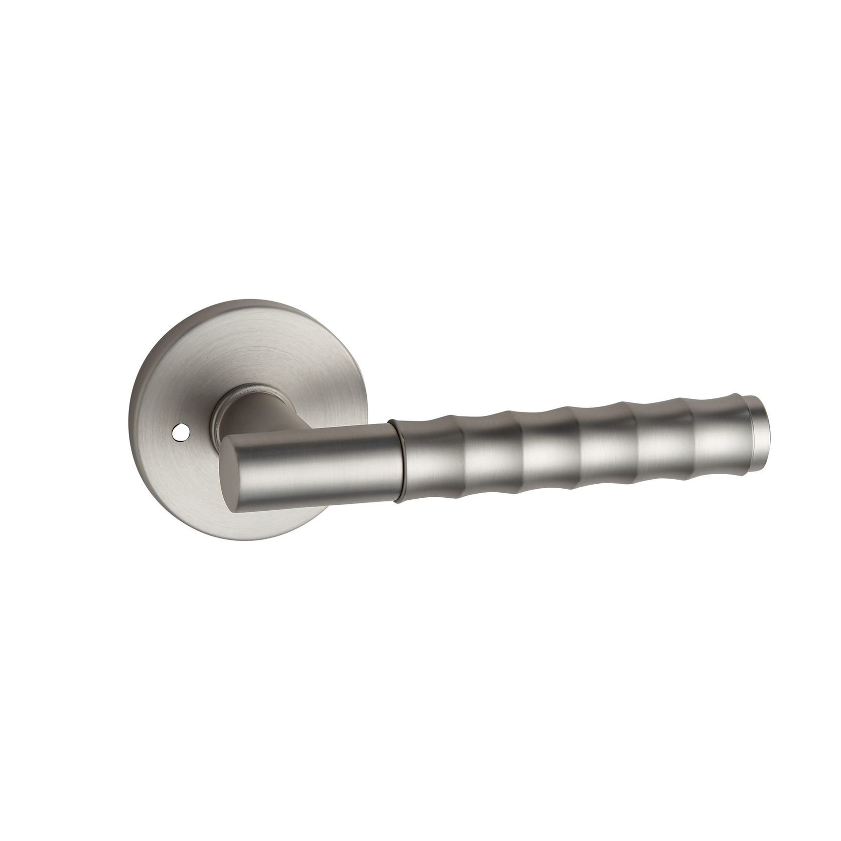 Round Low-Profile Rose in MBN finish with Solido Lever gallery detail image