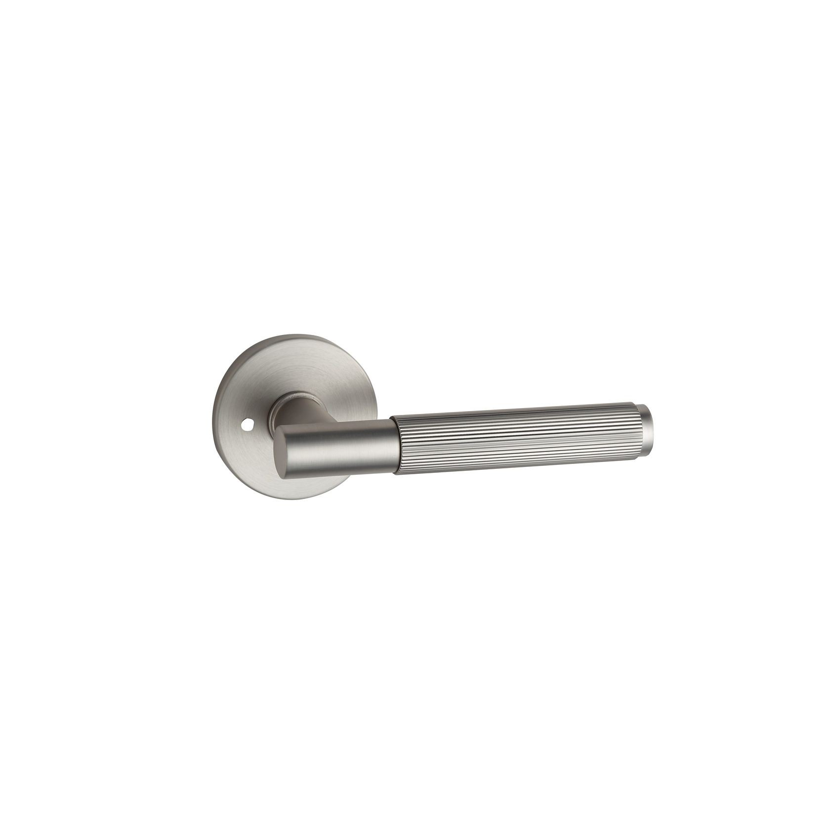 Round Low-Profile Rose in MBN finish with Linea Lever gallery detail image