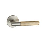 Round Low-Profile Rose in MBN finish with Linea Lever gallery detail image