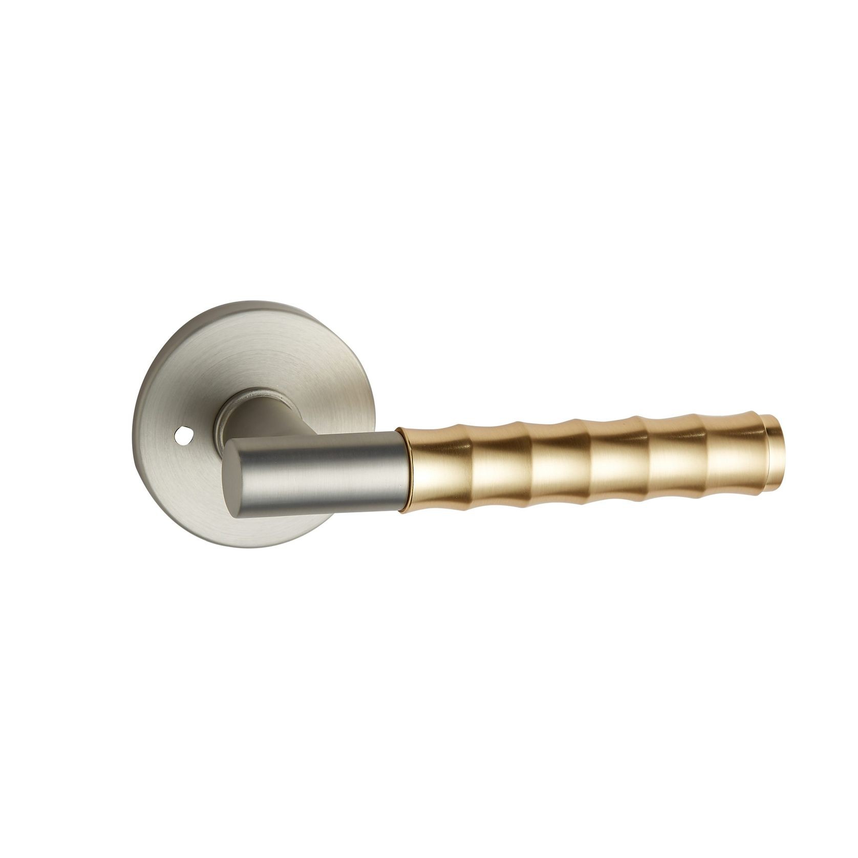 Round Low-Profile Rose in MBN finish with Solido Lever gallery detail image