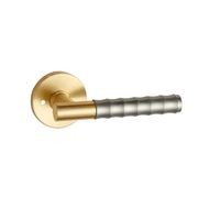Round Low-Profile Rose in BB finish with Solido Lever gallery detail image
