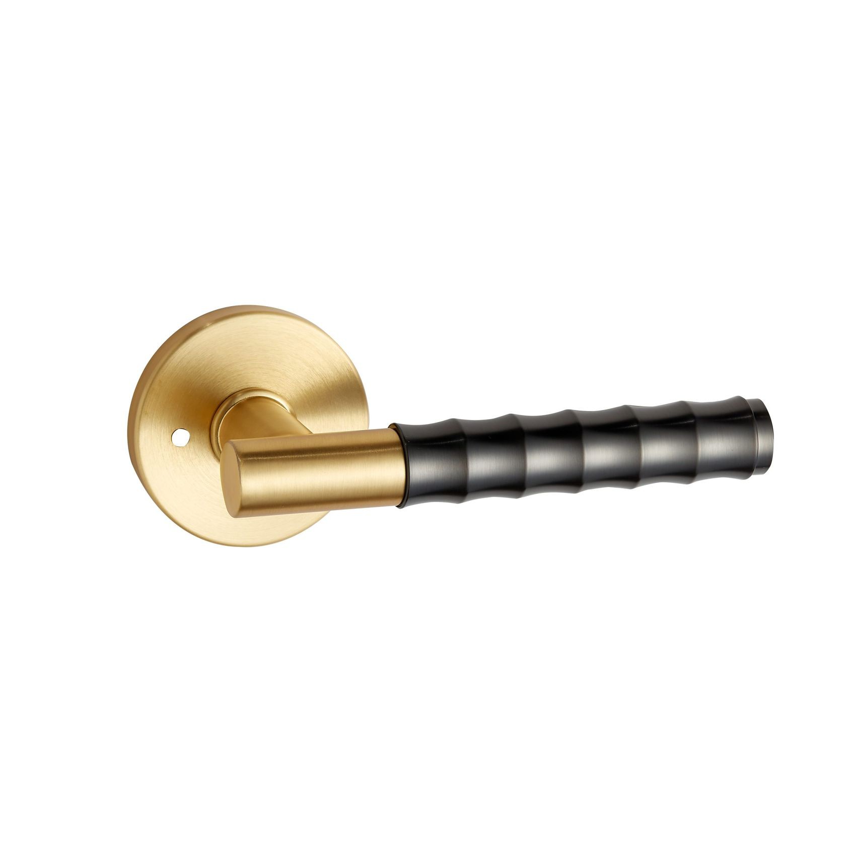 Round Low-Profile Rose in BB finish with Solido Lever gallery detail image