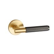 Round Low-Profile Rose in BB finish with Linea Lever gallery detail image