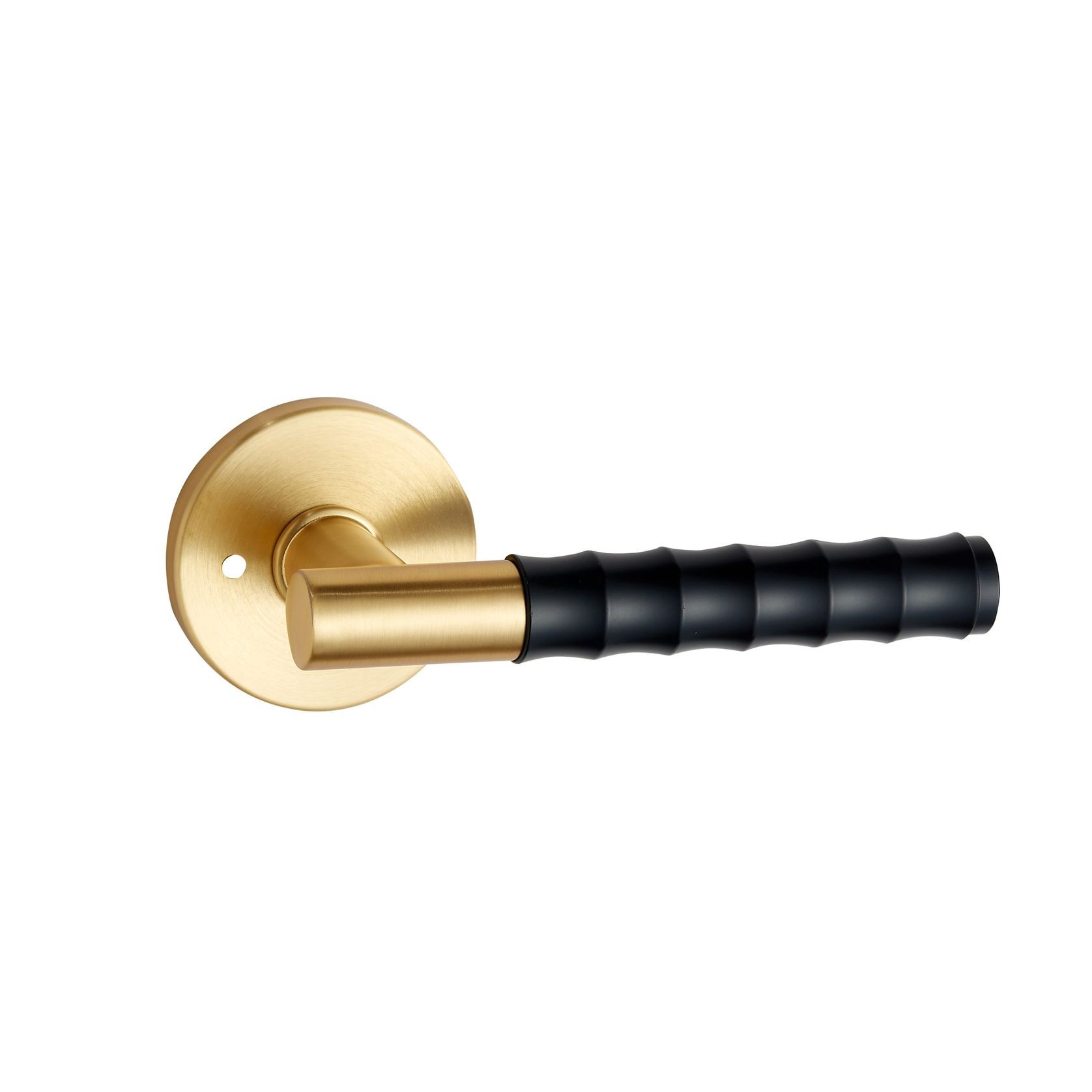 Round Low-Profile Rose in BB finish with Solido Lever gallery detail image