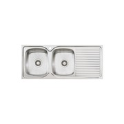 Endeavour Double Bowl Sink With Drainer gallery detail image
