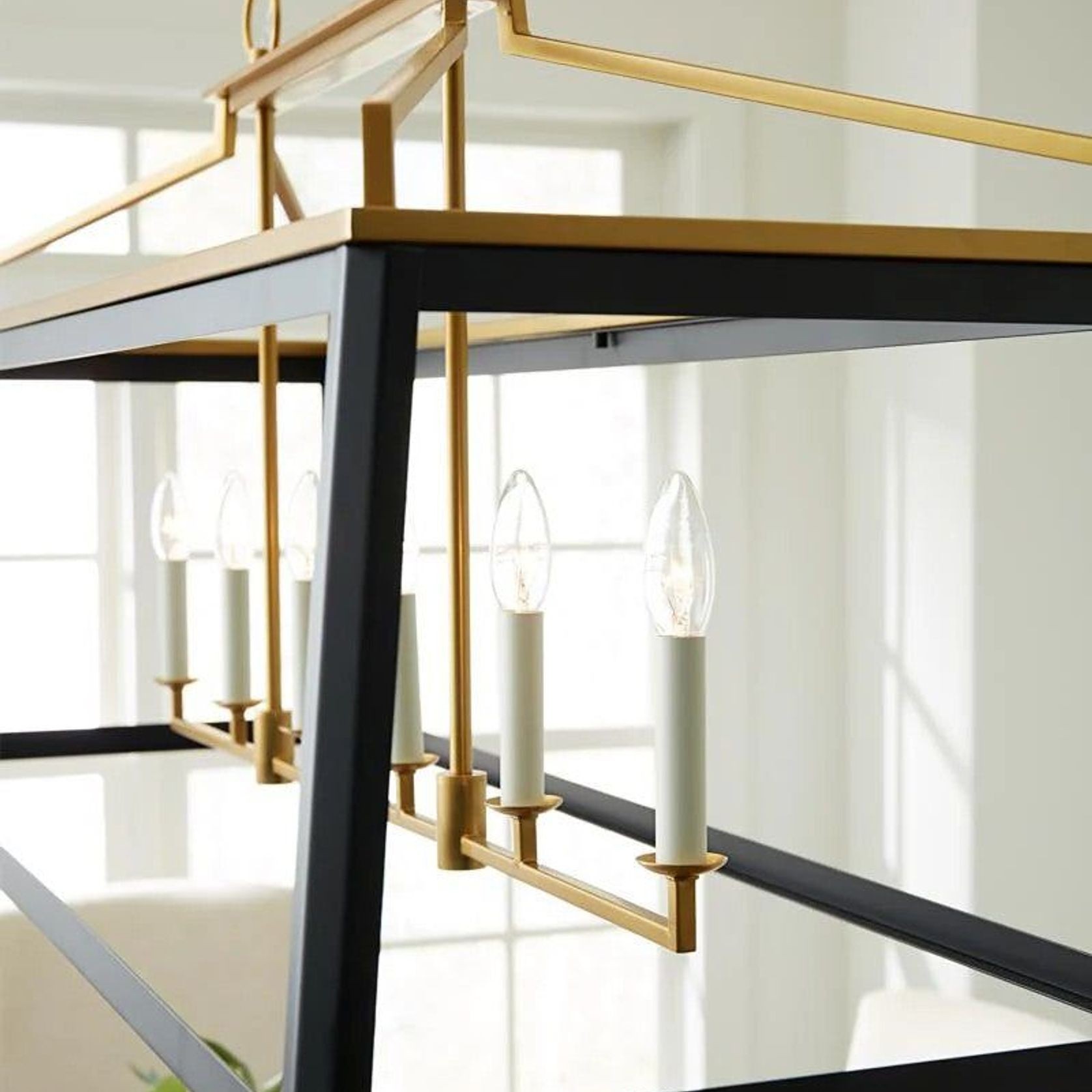 Visual Comfort Studio Carlow Linear Lantern gallery detail image