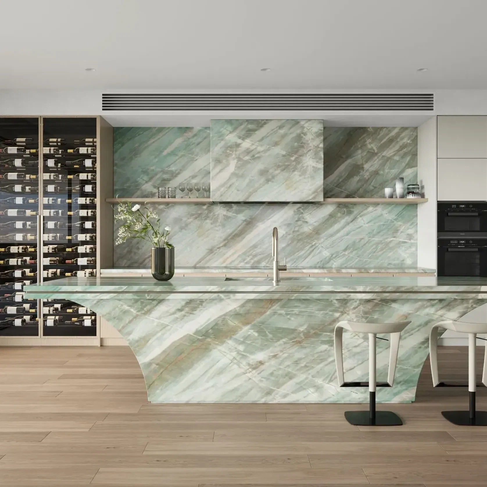 Emerald Lake Quartzite Benchtop gallery detail image