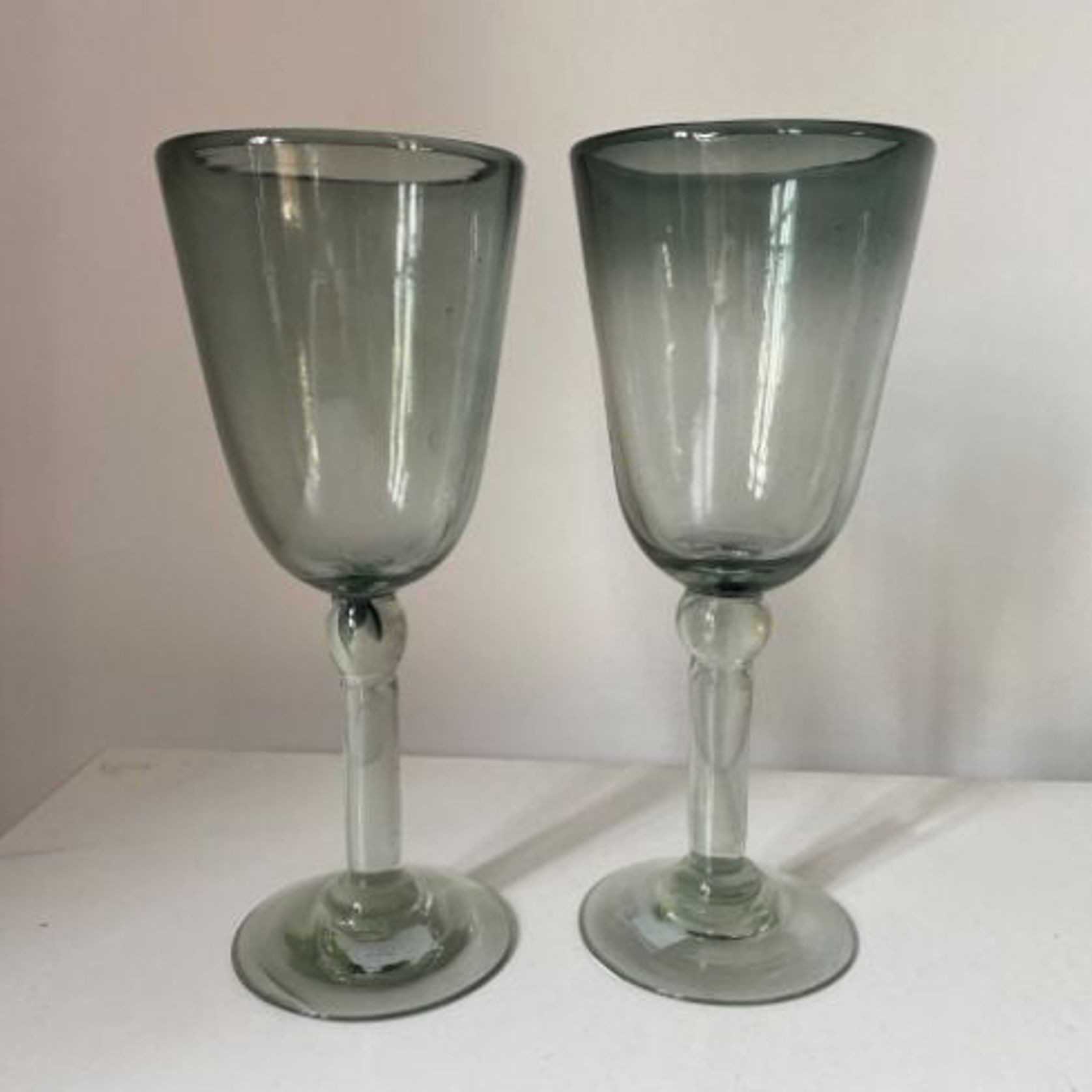 Vino Blanco Wine Glass - Grey Fade gallery detail image