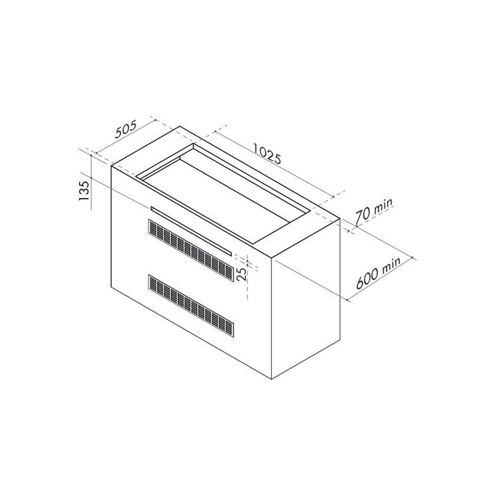 Artusi 104cm 4 Burner Built-In Gas BBQ - Matt Black gallery detail image