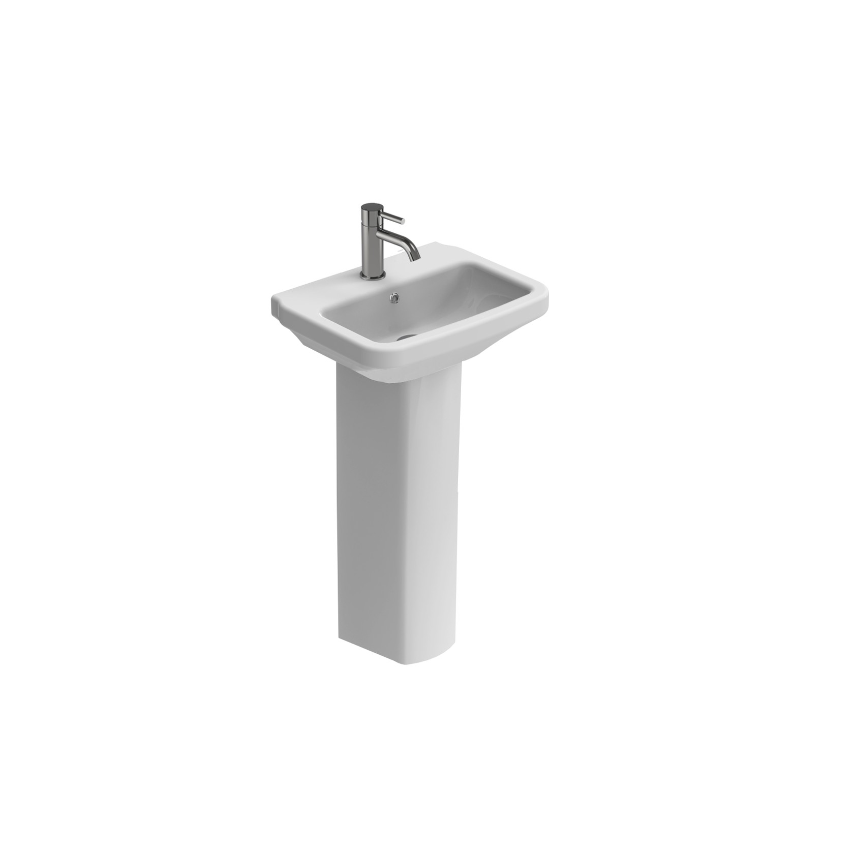 Evo 45 Round Basin & Pedestal gallery detail image